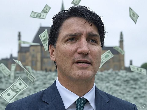 A rendering of Prime Minister Justin Trudeau
