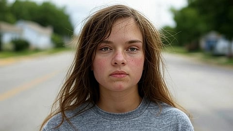 A rendering of a Canadian young person