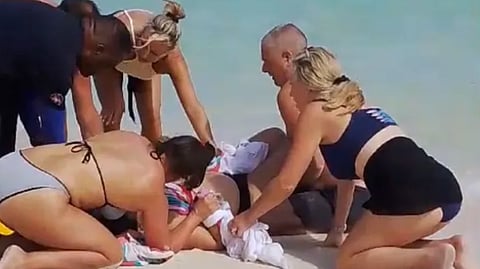 Horror shark attack where Canadian woman had both hands bitten of recalled