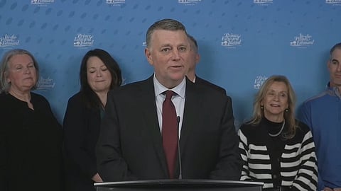 Prince Edward Island Premier Dennis King on Thursday announced his intention to resign as Progressive Conservative leader.