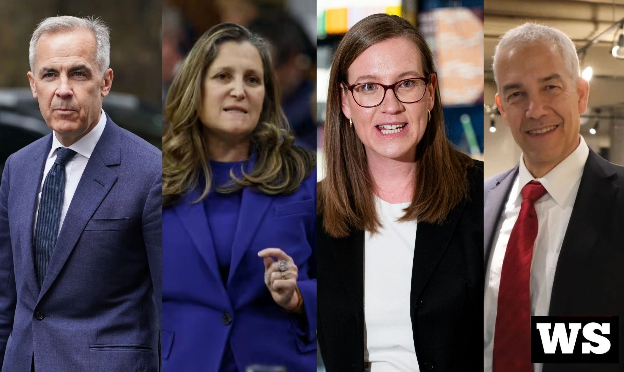 Mark Carney, Chrystia Freeland, Karina Gould, Frank Baylis