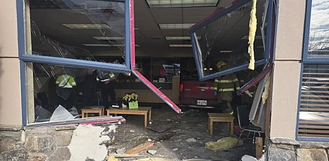 SUV crashes into Salmon Arm medical clinic, one injured