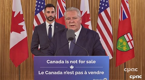 Ontario Premier Doug Ford