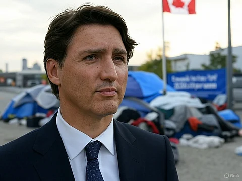 A rendering of Justin Trudeau