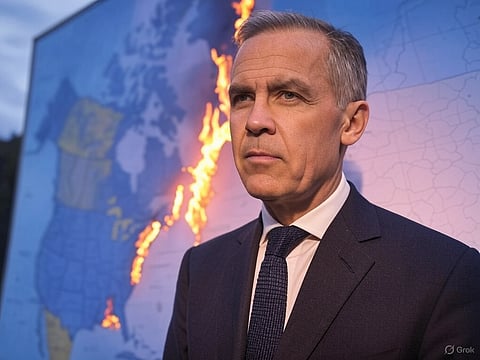 A rendering of Mark Carney