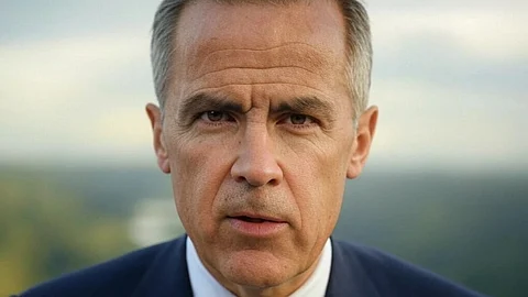 A rendering of Mark Carney