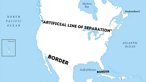 Map of North America