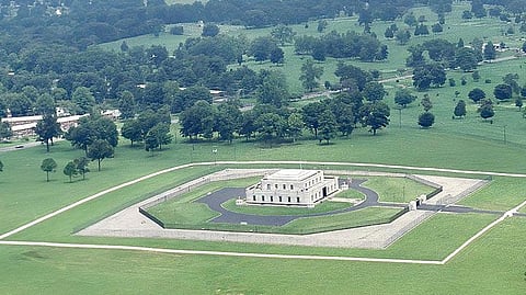 Fort Knox, where the US Government stores its gold. The vault door is set on a 100-hour time lock, and can only be opened by members of the depository staff who must dial separate combinations. No visitors are allowed. (Wikipedia)