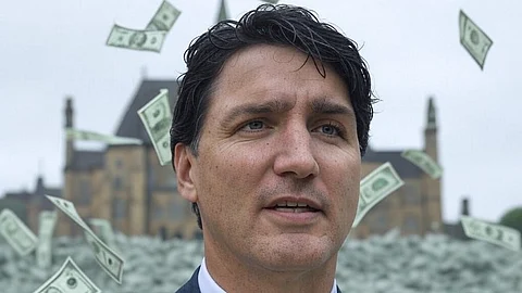 A rendering of Prime Minister Justin Trudeau