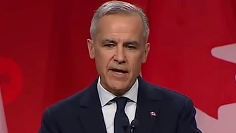 Mark Carney accepts leadership of the Liberal Party of Canada on 9th March
