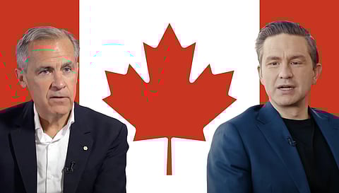 Mark Carney and Pierre Poilievre