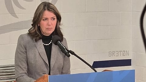 Alberta Premier Danielle Smith in Calgary