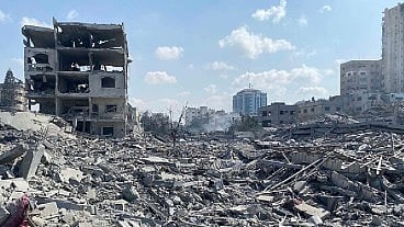 Destruction in the Gaza Strip