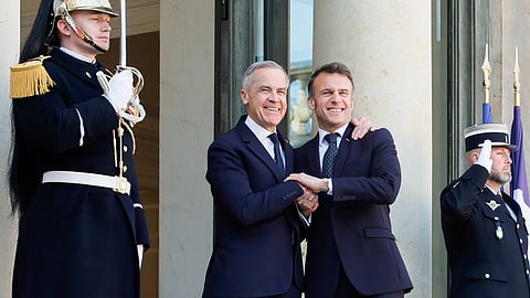Canadian Prime Minister Mark Carney embraces French President Emmanuel Macron, earlier this week. Columnist Barry Cooper hopes he doesn't catch a bad dose of European values, but fears it may already be too late....