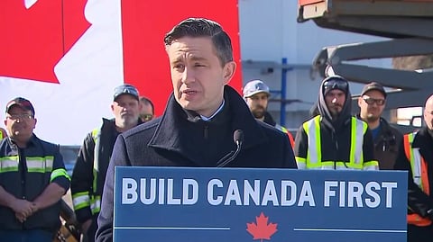 Conservative leader Pierre Poilievre