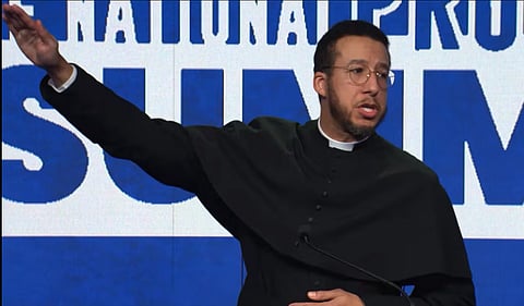 Calvin Robinson at the 2025 National Pro-Life Summit