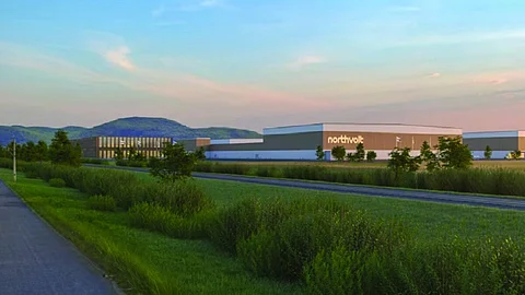Artist rendition of Northvolt EV battery plant near Montreal that had received nearly $2.9 billion in government handouts.