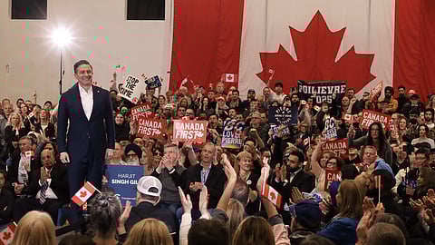Pierre Poilievre in Surrey, BC
