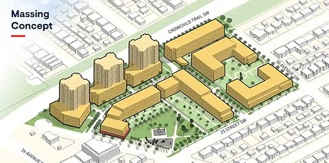 Development concept for development at former site of Viscount Bennett school