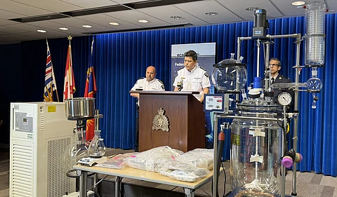 RCMP fentanyl lab bust