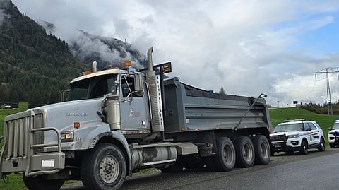 BC dump truck driver found drunk at 9:30 a.m.