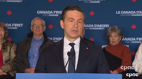 Conservative leader Pierre Poilievre