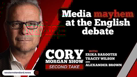 Media mayhem at the English debate