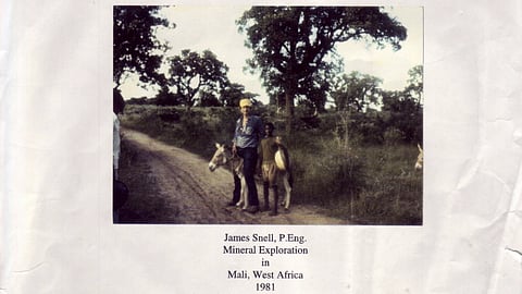 James Clinton Snell in Mali, west Africa 1981