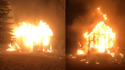 Church fires in Barrhead
