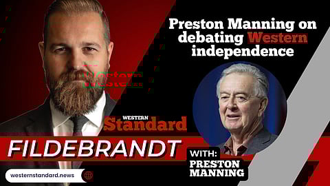 Preston Manning on debating Western Inpendence