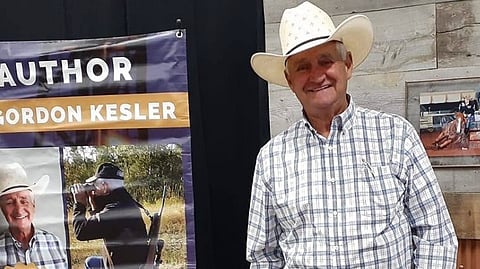 Gordon Kesler, who in 1982 won Old-Didsbury for the Western Canada Concept Party, on a recent book tour