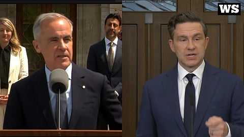 Prime Minister Mark Carney, Conservative leader Pierre Poilievre
