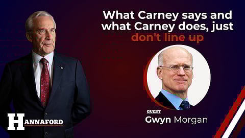 HANNAFORD: What Carney says and what Carney does, just don't line up