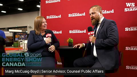 Derek Fildebrandt with Marg McCuaig-Boyd