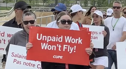 Air Canada flight attendants