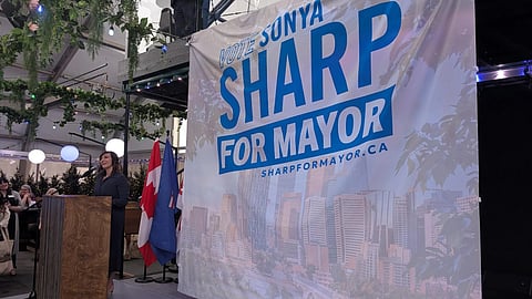 Sonya Sharp announces run for mayor's chair