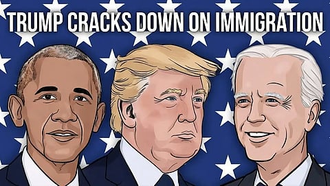 Barack Obama, Donald Trump, and Joe Biden