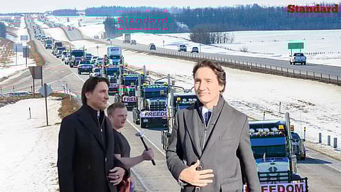 Trudeau, Freedom Convoy protests