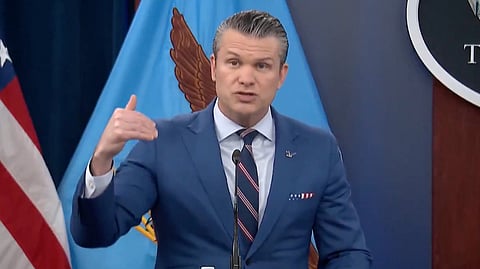 US Secretary of Defence Pete Hegseth gives an update on the Iran War on Tuesday, March 10th 2026