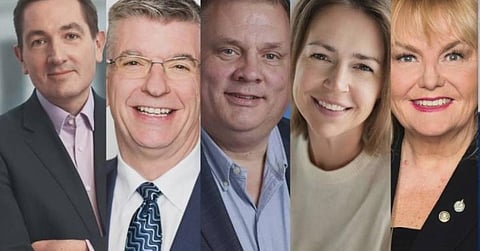 Five candidates faced off at the Conservative leadership debate hosted by the Canada Strong and Free Network in Vancouver on Friday night.