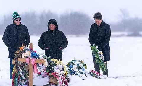 Prime Minister Trudeau mourns the eleven deceased stabbing victims of Myles Anderson