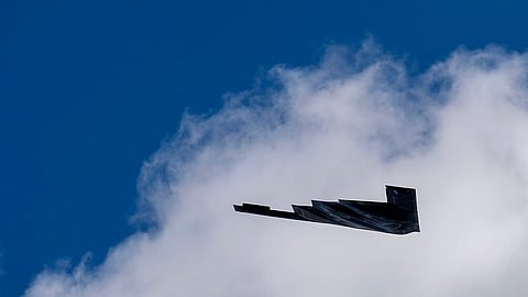 B2 stealth bomber over Texas