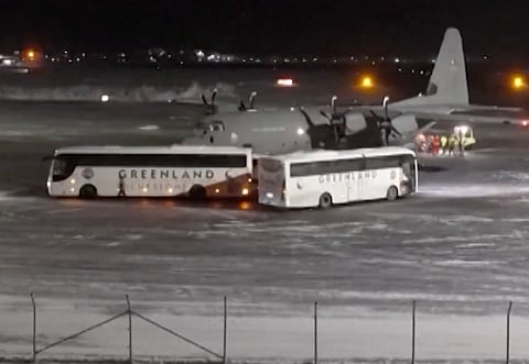 European troops arriving in Greenland