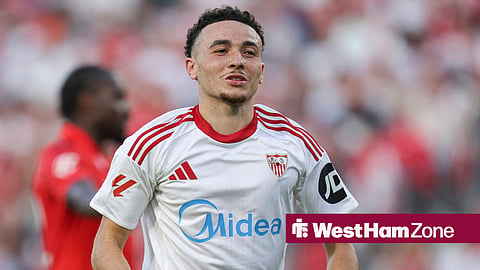 West Ham target Ruben Vargas in action for Sevilla
