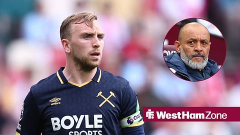 Jarrod Bowen in action for West Ham and Nuno Espirito Santo