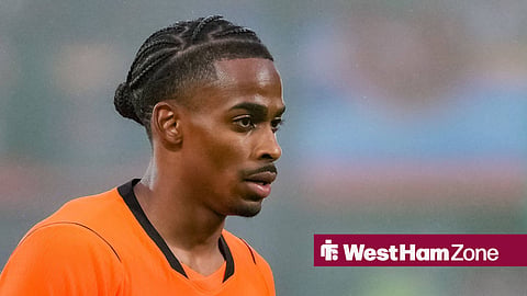 Crysencio Summerville in World Cup action for the Netherlands