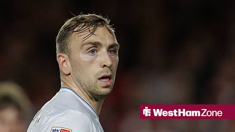 Jarrod Bowen in action for West Ham against Lincoln City