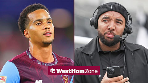 Split image of West Ham midfielder Divine Mukasa and Troy Deeney