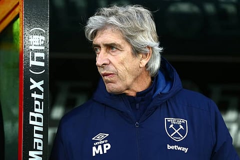LONDON, ENGLAND - DECEMBER 26: Manuel Pellegrini, Manager of West Ham United looks on prior to the Premier League match between Crystal Palace and West Ham United at Selhurst Park on December 26, 2019 in London, United Kingdom. (Photo by Jordan Mansfield/Getty Images)