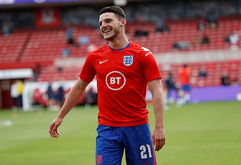Charlie Austin showers praises on West Ham star Declan Rice after England win